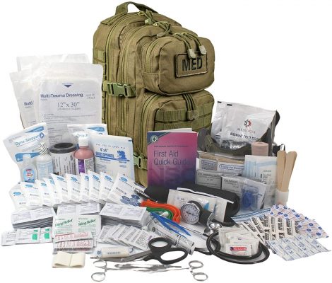 Luminary Tactical Trauma Kit Fully Stocked First Aid Kit Backpack