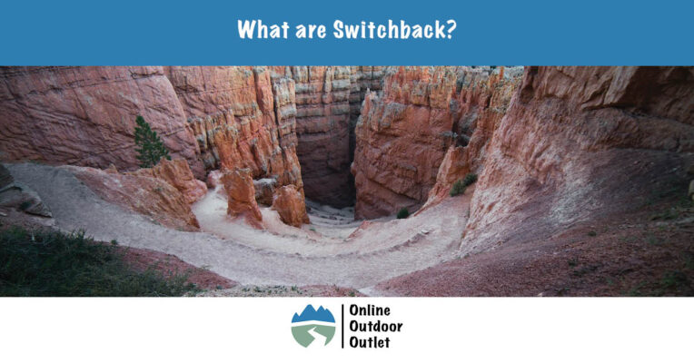 What are switchbacks in hiking blog post header